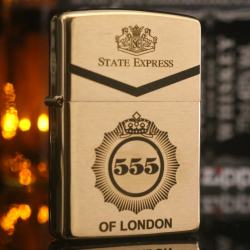 Bật Lửa Zippo 204 Đồng Khắc Bao  555