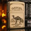 Bật Lửa Zippo 204 Đồng Khắc Camel