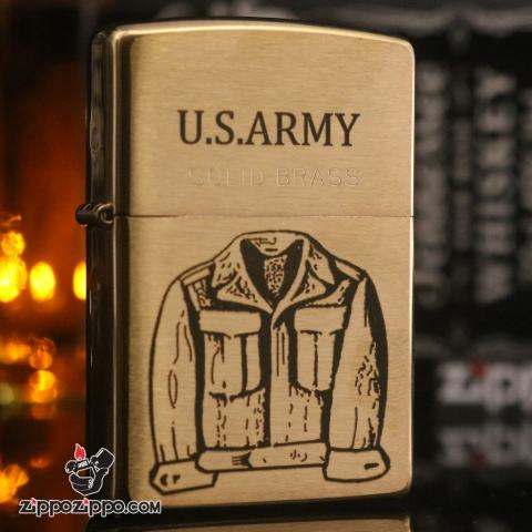Bật Lửa Zippo 204B Khắc U.S.ARMY