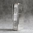 Bật Lửa Zippo Bạc Khối Cao Cấp Khắc Hình Đức Phật Và Ác Quỷ Bản Vỏ Mỏng
