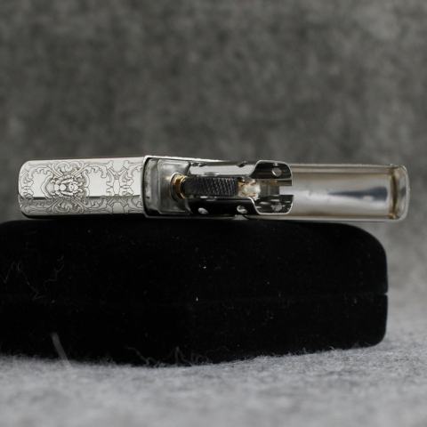 Bật Lửa Zippo Bạc Khối Cao Cấp Khắc Hình Đức Phật Và Ác Quỷ Bản Vỏ Mỏng