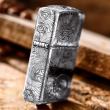 Bật Lửa Zippo Bạc Nguyên Khối Cao Cấp Chạm Khắc Long Phụng Chanh Đấu Vỏ Dầy Bản Armor