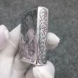 Bật Lửa Zippo Bạc Nguyên Khối Cao Cấp Khắc Cá Chép Vỏ Dầy Bản  Armor