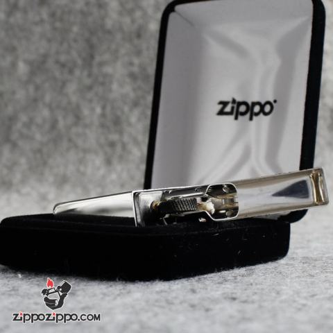 Bật Lửa Zippo Bạc Nguyên Khối Cao Cấp Khắc Cá Chép Hóa Rồng Bản 1941