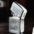 Bật Lửa Zippo Bạc Nguyên Khối Cao Cấp Khắc Camel Bản Vỏ Dầy Armor