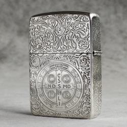 Bật Lửa Zippo Bạc Nguyên Khối Cao Cấp Khắc  Constantine  Phiên Bản 1941 - Mã SP: ZPC2943