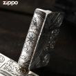 Bật lửa Zippo Bạc nguyên khối cao cấp khắc Hình Thần Chết Bản Tiêu Chuẩn.