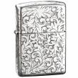 Bật lửa Zippo Bạc nguyên khối cao cấp khắc Hoa Văn Hình Nổi Bản Amor.