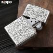 Bật lửa Zippo Bạc nguyên khối cao cấp khắc Hoa Văn Hình Nổi Bản Tiêu Chuẩn.