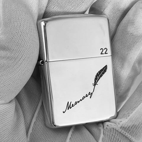 Bật Lửa Zippo Bạc Nguyên Khối Cao Cấp Khắc Memory Bản Vỏ Dầy Armor