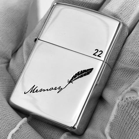 Bật Lửa Zippo Bạc Nguyên Khối Cao Cấp Khắc Memory Bản Vỏ Mỏng