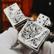 Bật Lửa Zippo Bạc Nguyên Khối Cao Cấp Khắc Thần Rừng Bản Chém Góc