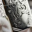 Bật Lửa Zippo Bạc Nguyên Khối Cao Cấp Khắc Thần Rừng Bản Chém Góc