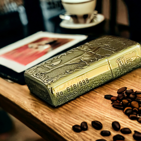BẬT LỬA ZIPPO BẢN ĐỒNG DÀY KHẮC HÌNH 3D CÔ GÁI WINDY