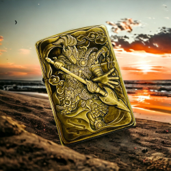 BẬT LỬA ZIPPO  BẢN ĐỒNG KHẮC HÌNH 3D TRIÊU VÂN PHIÊN BẢN 2 SIÊU NÉT - Mã SP: ZPC4137-169