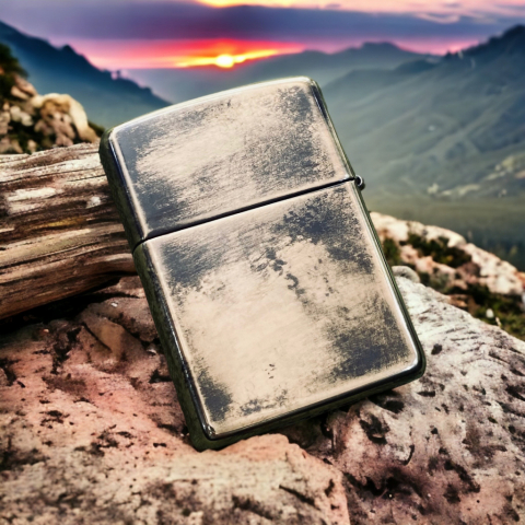 BẬT LỬA ZIPPO BẢN ĐỒNG TRƠN KHẮC 3D HÌNH CON SÓI SIÊU SẮC NÉT