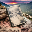 BẬT LỬA ZIPPO BẢN ĐỒNG TRƠN KHẮC 3D HÌNH CON SÓI SIÊU SẮC NÉT
