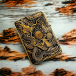 BẬT LỬA ZIPPO BẢN ĐỒNG TRƠN KHẮC HÌNH 3D RỒNG PHƯỢNG  PHIÊN BẢN 2 SIÊU NÉT 3D043