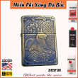 BẬT LỬA ZIPPO BẢN ĐỒNG TRƠN KHẮC HÌNH 3D TUỔI CON CHÓ  SIÊU SẮC NÉT