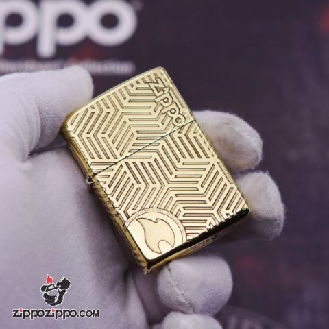 Bật Lửa Zippo Chạm Khắc Họa Tiết Ngọn Lửa Cổ Điển Bản Amor