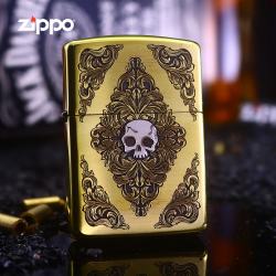 Bật Lửa Zippo Chạm Khắc Hoa Văn Và Hình SỌ - Mã SP: ZPC2610