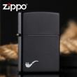 Bật Lửa Zippo Tẩu Sơn Tĩnh Điện Màu Đen - SKU 218PL – Zippo Black Matte Pipe