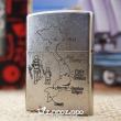 Bật lửa zippo chiến tranh việt nam đời sô (máy bay Củ Chi)