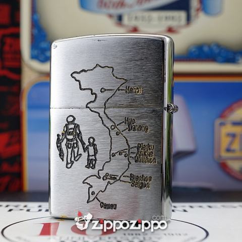 Bật lửa zippo chiến tranh việt nam đời sô (SAT)