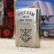 Bật lửa zippo chiến tranh việt nam đời số ( VIETNAM-NHA TRANG 68-69 )