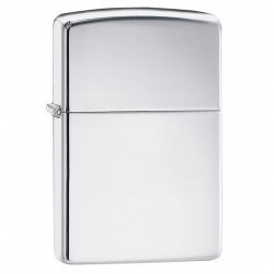 Bật Lửa Zippo Vỏ Dày Đồng Mạ Chrome Trơn Bóng - SKU 167 – Zippo Armor High Polished Chrome - Mã SP: ZPC0098