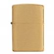 Bật Lửa Zippo Vỏ Dày Đồng Vàng Vân Xước Ngang - SKU 168 – Zippo Armor Brushed Brass