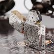 Bật lửa Zippo chính hãng bạc nguyên khối cao cấp khắc thiên thần bản armor