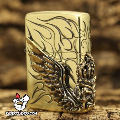 Bật lửa zippo chính hãng biểu tượng cướp biển cánh thiên thần