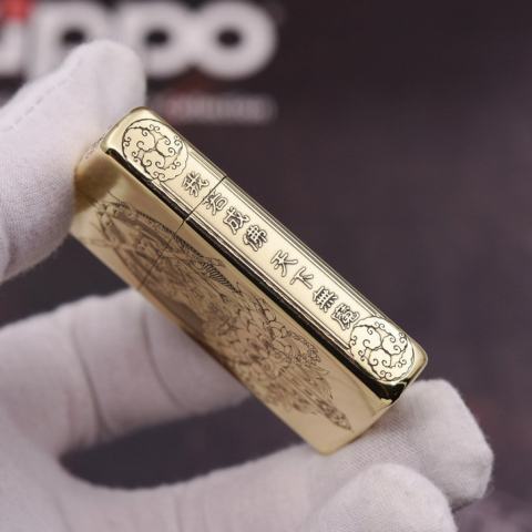 Bật Lửa Zippo Chính Hãng  Chạm Khắc Tề Thiên Đại Thánh Phiên Bản Hẹp Slim