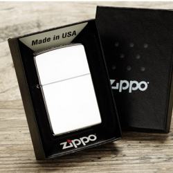 Bật Lửa Zippo Mạ Chrome Bóng - SKU 250 – Zippo High Polished Chrome