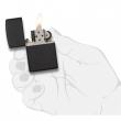 Bật Lửa Zippo Sơn Màu đen Nhám Gân - SKU 236 – Zippo Black Crackle