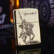 Bật lửa Zippo chính hãng đồng bóng khắc Crusades