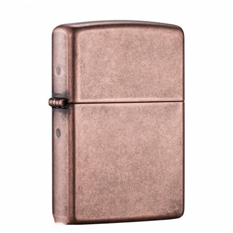 Bật Lửa Zippo Đồng Thau Mạ Đồng Đỏ Giả Cổ - Sku 301FB – Zippo Antique Copper
