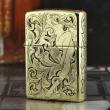 Bật lửa Zippo chính hãng đồng khắc họa tiết cô gái armor