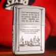 Bật lửa Zippo chính hãng đồng mạ chrome khắc Lạc Đà CAMEL