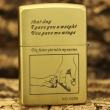 Bật lửa Zippo chính hãng đồng nhẹ khắc ngày của bố vô cùng ý nghĩa