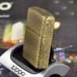 Bật lửa Zippo chính hãng đồng xước khắc cá chép bên sườn