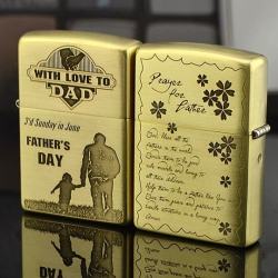 Bật lửa Zippo chính hãng Father Day - Mã SP: ZPC0190