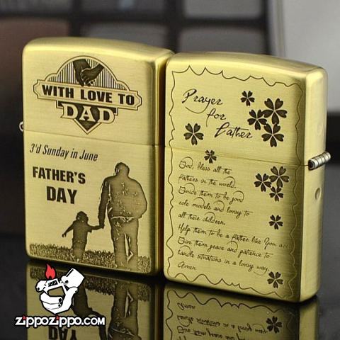 Bật lửa Zippo chính hãng Father Day