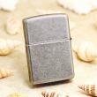 Bật Lửa Zippo Chính Hãng Khắc Biểu Tượng Quân Đội Mạ Antique Silver