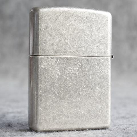 Bật Lửa Zippo Chính Hãng Khắc Viên Đạn Mạ Antique Silver