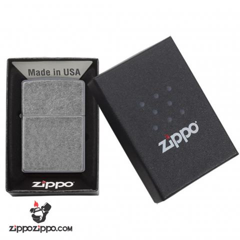Bật Lửa Zippo Đồng Thau Mạ Bạc Giả Cổ - SKU 121FB – Zippo Antique Silver Plate