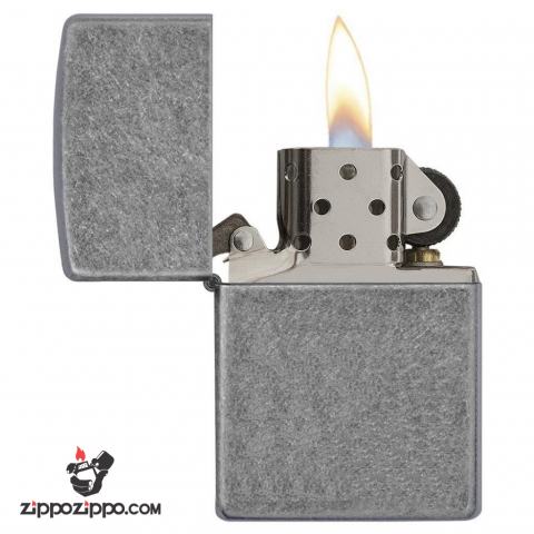 Bật Lửa Zippo Đồng Thau Mạ Bạc Giả Cổ - SKU 121FB – Zippo Antique Silver Plate
