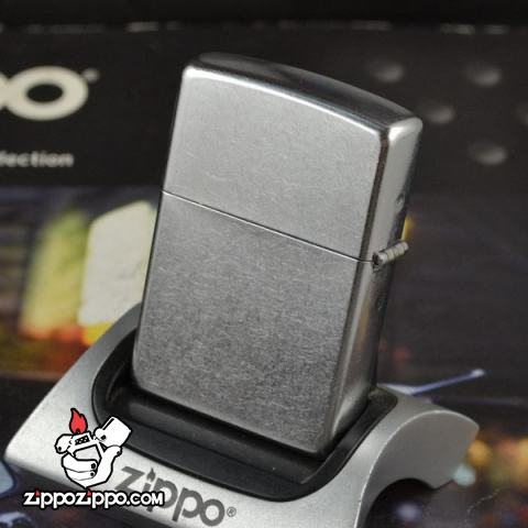 Bật Lửa Zippo Mạ Chrome Xước Bụi - SKU 207 – Zippo Street Chrome