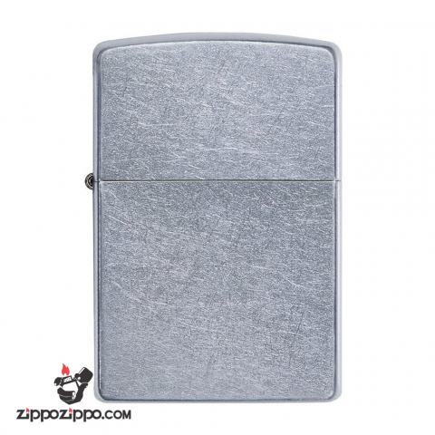 Bật Lửa Zippo Mạ Chrome Xước Bụi - SKU 207 – Zippo Street Chrome
